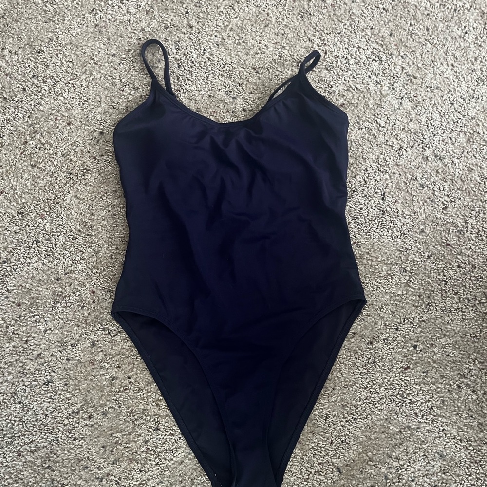 Andie Women's One Piece Swimsuit - Navy Blue